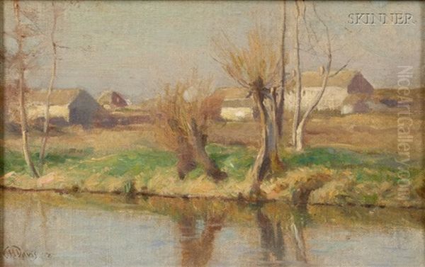 River View Oil Painting by Charles Harold Davis