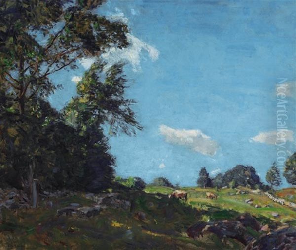 Afternoon Shade, Summer Oil Painting by Charles Harold Davis