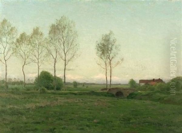 Late Afternoon, Springtime Oil Painting by Charles Harold Davis