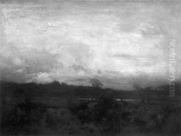 Gray Twilight Oil Painting by Charles Harold Davis