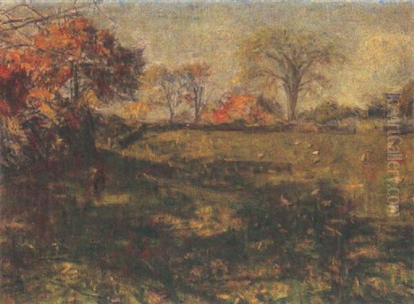 October Morning Oil Painting by Charles Harold Davis