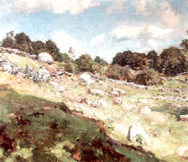 Connecticut Hillside Oil Painting by Charles Harold Davis