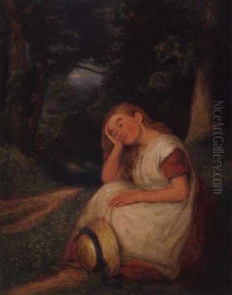 Faraway Thoughts Oil Painting by Edward Thompson Davis