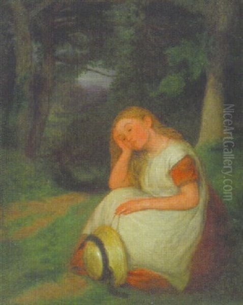 Daydreaming Oil Painting by Edward Thompson Davis