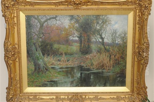 Near Amersham Oil Painting by J. Valentine Davis