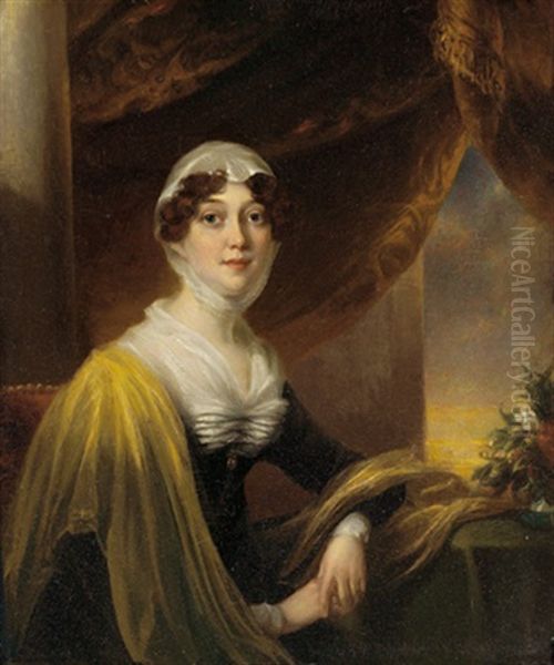 Portrait Einer Dame Oil Painting by John Phillip (Pope) Davis