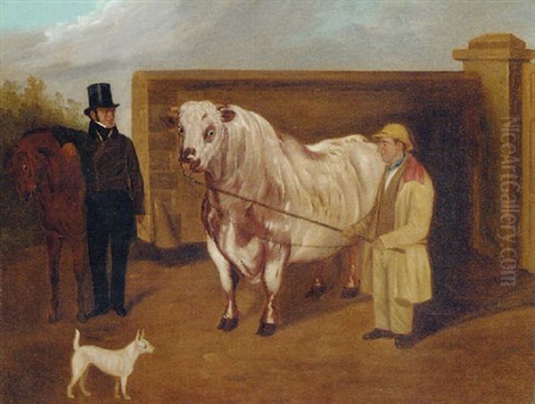 The Prize Bull Oil Painting by William Henry Davis