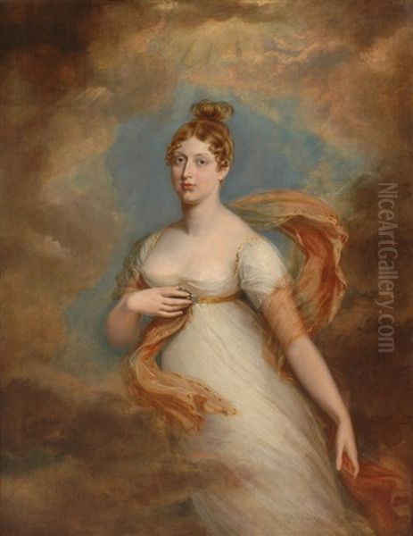 Princess Charlotte Oil Painting by George Dawe