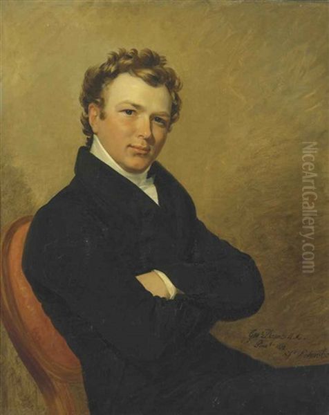 Portrait Of A Young Gentleman Oil Painting by George Dawe