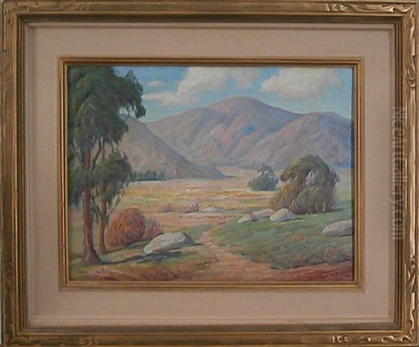 Desert Landscape Oil Painting by Edwin Dawes