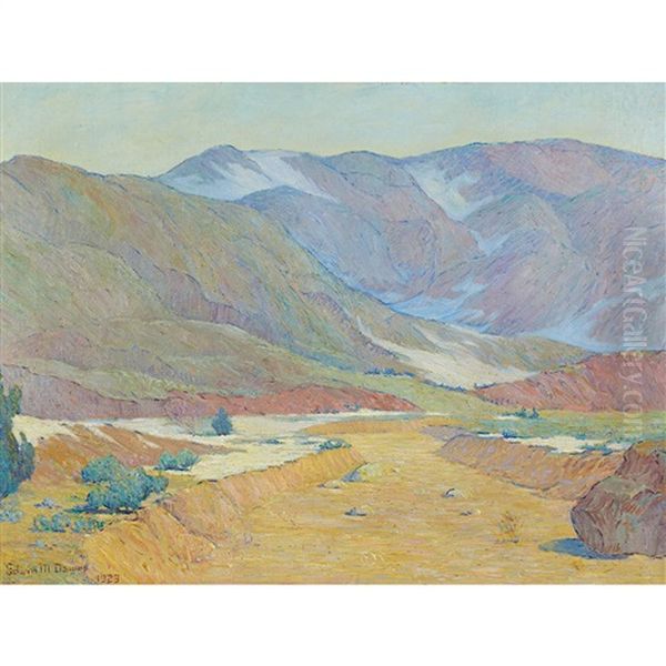 Desert Landscape Oil Painting by Edwin Dawes