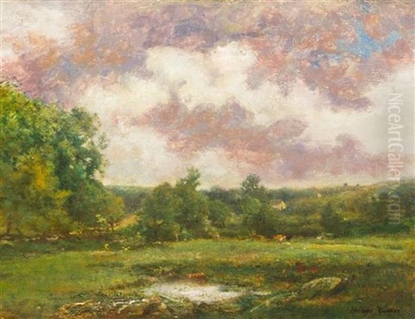 Showery Weather Oil Painting by Arthur Dawson