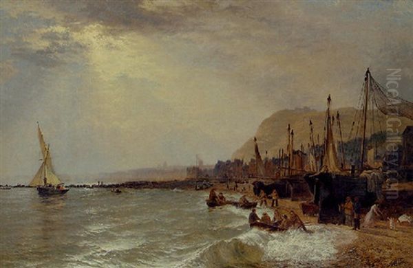 Hastings Oil Painting by Henry Dawson