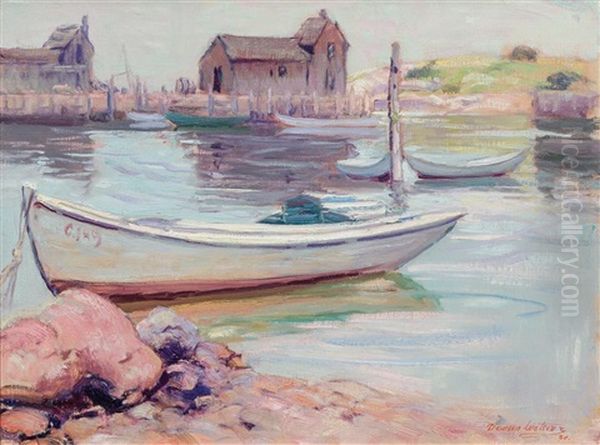 Rockport Oil Painting by Dawson Dawson-Watson