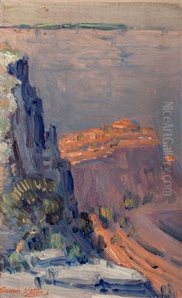 Grand Canyon Oil Painting by Dawson Dawson-Watson