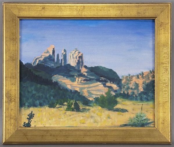 Desert Landscape Oil Painting by Dawson Dawson-Watson