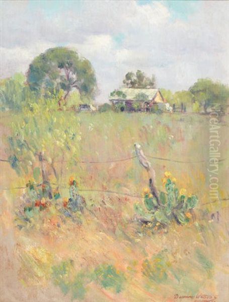 Country Landscape Oil Painting by Dawson Dawson-Watson