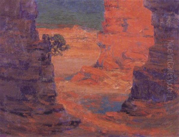 Grand Canyon Oil Painting by Dawson Dawson-Watson