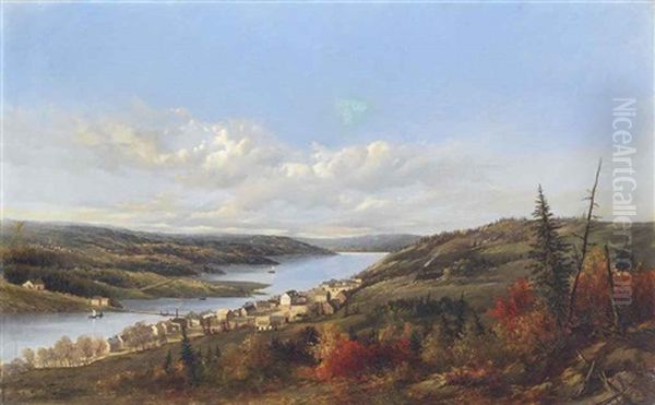 The Waverly Gold Fields, Nova Scotia Oil Painting by Forshaw Day