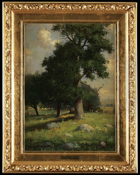 Old Tree, Summer Oil Painting by Joseph De Camp