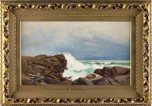 Seascape Oil Painting by Franklin B. De Haven