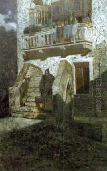 La Casa Di Tintoretto A Venezia by Mario De Maria