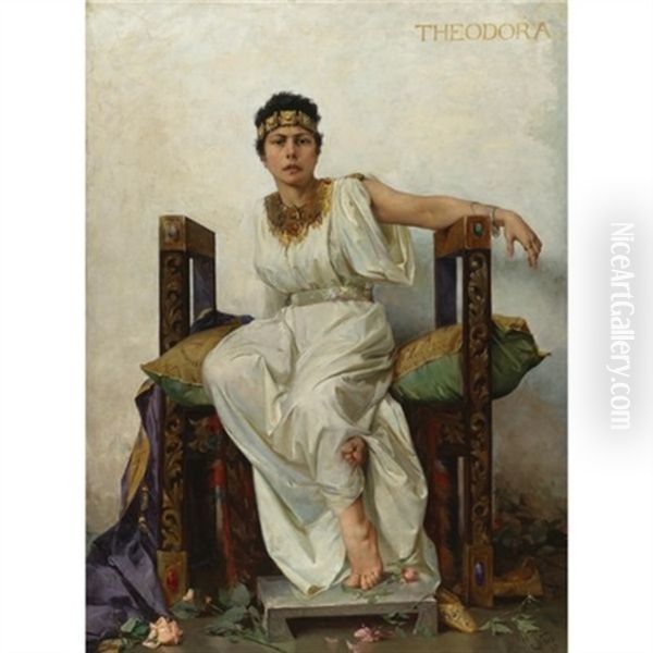 Theodora Oil Painting by Lotus De Paini