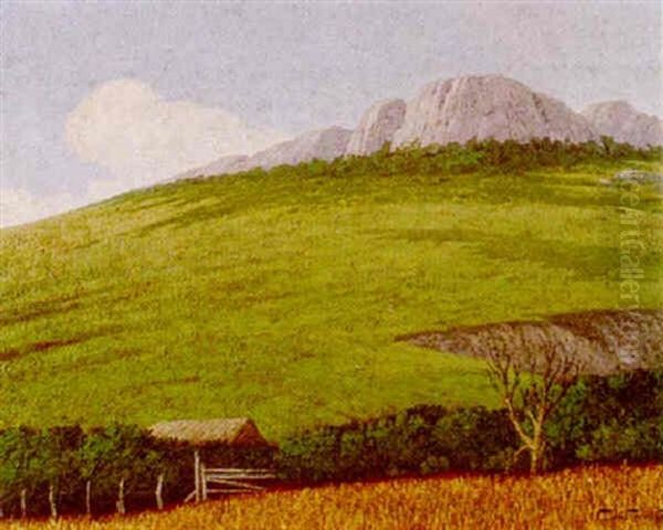 En Las Faldas De Las Sierras De Piriapolis by Carlos Maria De Santiago