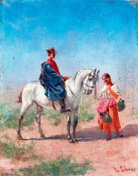 Talalka Oil Painting by Lajos Deak Ebner