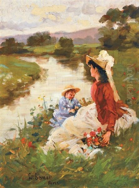 Picnic by Lajos Deak Ebner