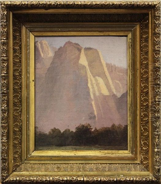 Yosemite Valley Oil Painting by Edwin Deakin