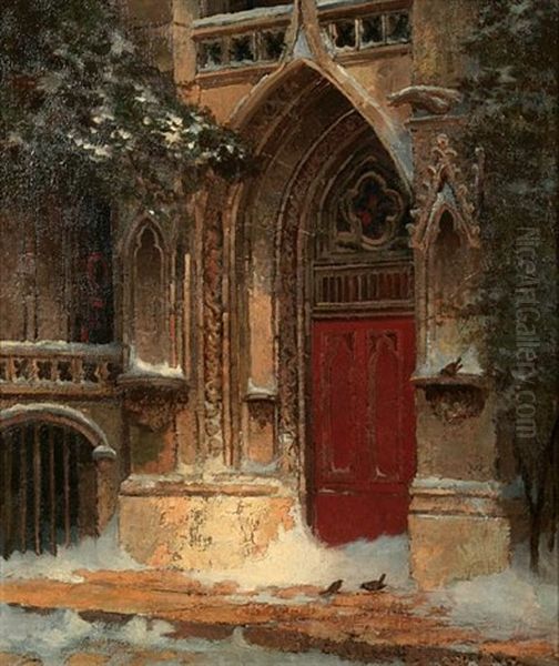 A Doorway by Edwin Deakin