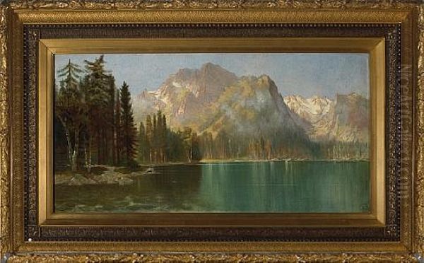 Sierra Landscape Oil Painting by Edwin Deakin