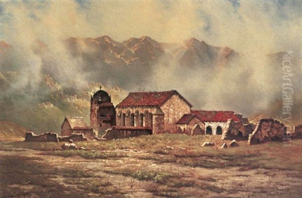 The Santa Ines Mission by Edwin Deakin