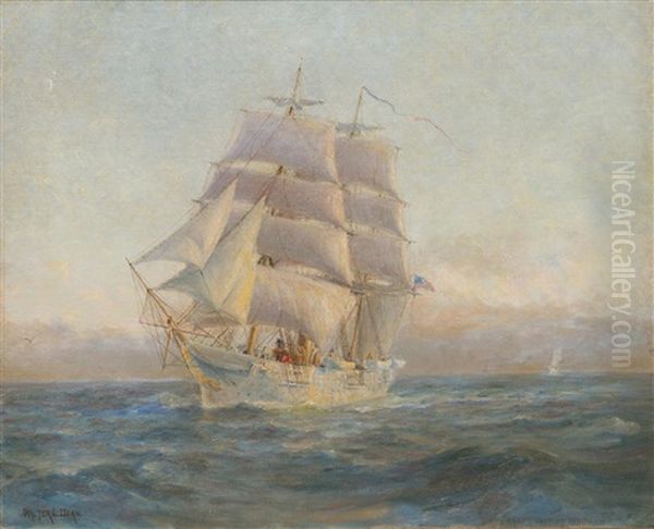 Enterprise Oil Painting by Walter Lofthouse Dean