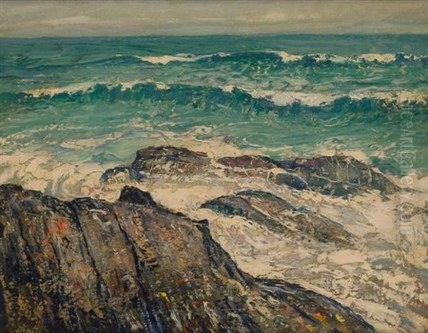 Passing Wave Oil Painting by Henry Golden Dearth