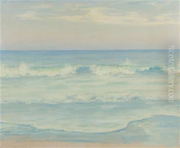 Ocean Waves Oil Painting by Henry Golden Dearth