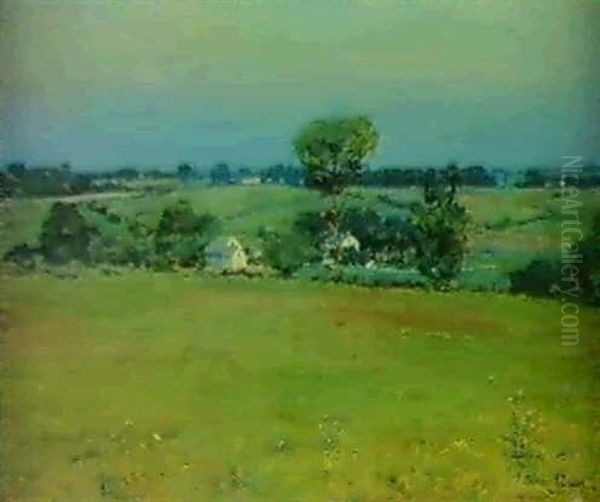 Summer Fields Oil Painting by Henry Golden Dearth