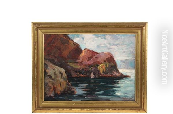 Rocky Head (monhegan Island) Oil Painting by Maurice G. Debonnet