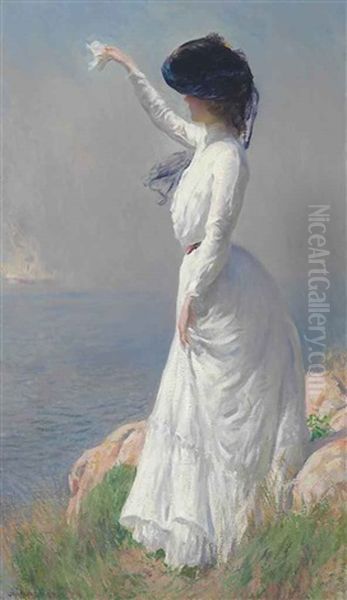 Farewell Oil Painting by Joseph Rodefer DeCamp