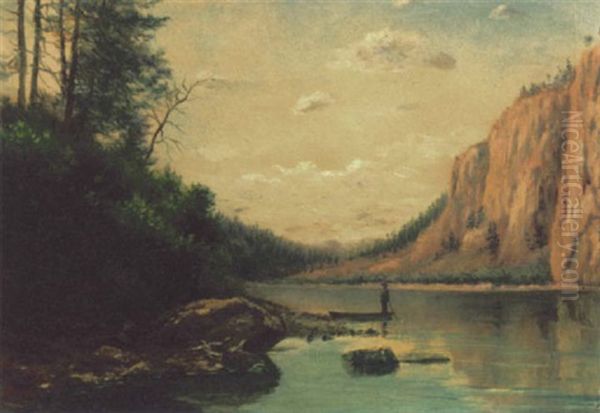 Missouri River Oil Painting by Ralph Earl Decamp