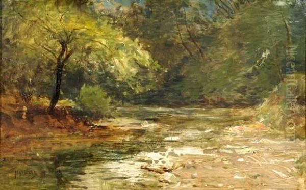 Bord De Riviere Oil Painting by Louis Appian