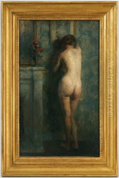 La Boudeuse Oil Painting by Adolphe Dechenaud