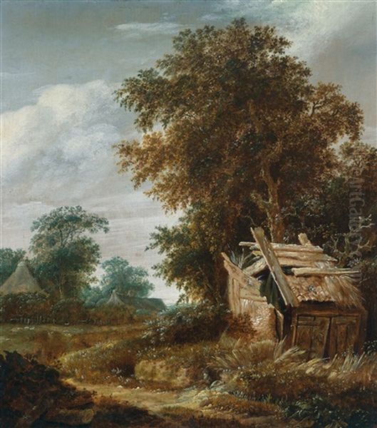 Waldlandschaft Oil Painting by Cornelis Gerritsz Decker