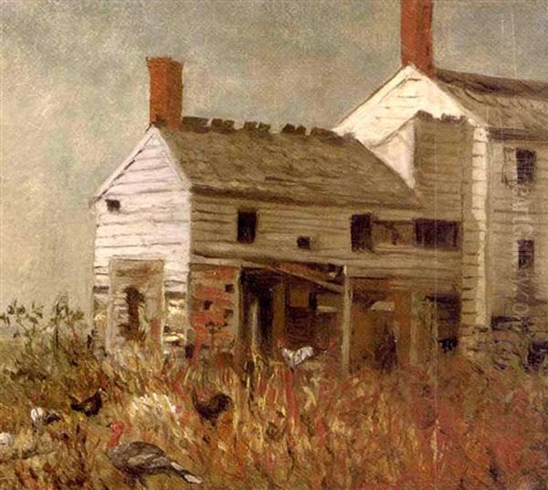 The Old House Oil Painting by Joseph Decker