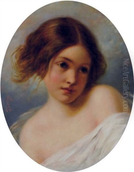 A Young Girl by Pierre Joseph Dedreux-Dorcy