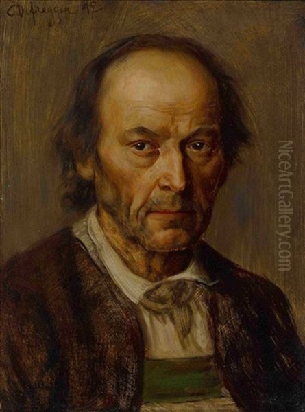 Bildnis Eines Bauern Oil Painting by Franz Von Defregger