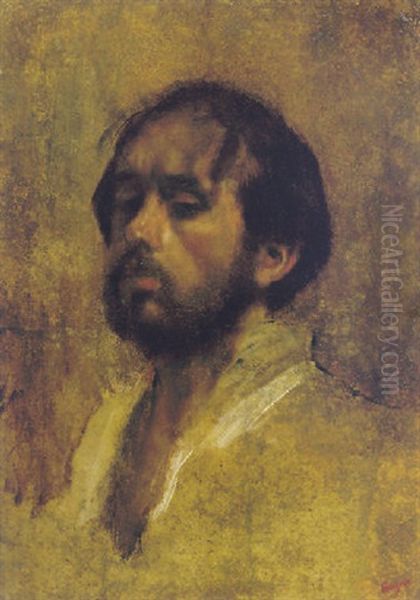 Auto-portrait Oil Painting by Edgar Degas