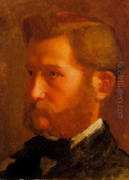 Portrait De Paul Valpincon Oil Painting by Edgar Degas