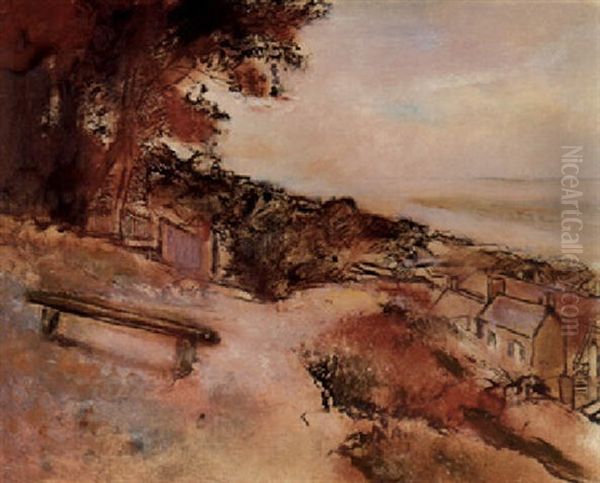 Paysage Au Bord De La Mer Oil Painting by Edgar Degas